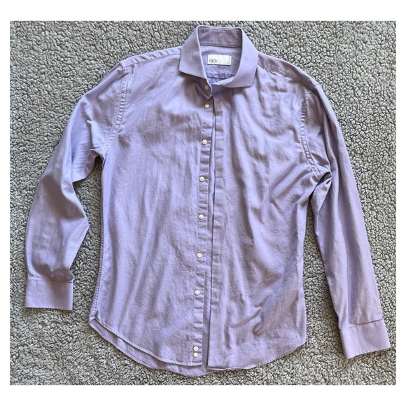 Nordstrom Rack 15 Lavender Purple Button Down Dress Shirt. - Picture 2 of 8
